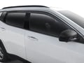 Picture of Husky Liners Low Profile Ventvisor - 4pc Tape On - Smoke with Chrome Trim