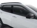 Picture of Husky Liners Low Profile Ventvisor - 4pc Tape On - Smoke with Chrome Trim
