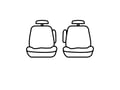 Picture of Covercraft Endura PrecisionFit Custom Front Row Seat Covers - Tan/Tan