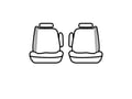 Picture of Covercraft Endura PrecisionFit Custom Front Row Seat Covers - Silver/Charcoal