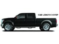 Picture of N-Fab Cab Length Nerf Step Bar - Textured Black - Works w/DEF Tank - Crew N-Fab Cab