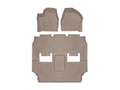 Picture of WeatherTech FloorLiner HP - 1st Row, 1-Piece 2nd/3rd Row - Tan