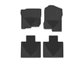 Picture of WeatherTech All-Weather Floor Mats - Front & Rear - Black - Crew Cab