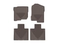 Picture of WeatherTech All-Weather Floor Mats - Front & Rear - Cocoa - Crew Cab