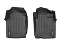 Picture of Weathertech FloorLiner DigitalFit - Black - Front - Crew Cab