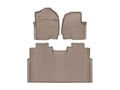 Picture of Weathertech FloorLiner HP - Tan - Front and Rear - Crew Cab