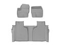Picture of Weathertech FloorLiner HP - Grey - Front And Rear - Crew Cab