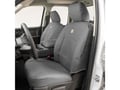 Picture of Precision Fit Custom Front Row Seat Covers - Carhartt Gravel - With bucket seats with adjustable headrests with dual electric seats with driver seat leg extension with seat airbags