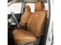 Picture of Precision Fit Custom Second Row Seat Covers - Carhartt Brown - With 60/40-split bench seat with adjustable headrests with center fold down armrests