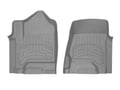 Picture of Weathertech FloorLiner HP - Gray - Front - Extended Cab