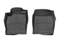 Picture of Weathertech FloorLiner HP - Black - Front - Extended Cab