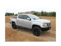 Picture of Raptor Slide Track Oval Running Boards - 5 in. - Black Textured - Rocker Panel Mount - Crew Cab