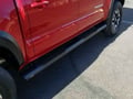 Picture of Raptor Slide Track Oval Running Boards - 5 in. - Black Textured - Rocker Panel Mount - Crew Cab