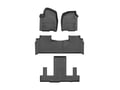 Picture of WeatherTech FloorLiners - Front, 2nd & 3rd Row - Black