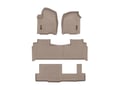 Picture of WeatherTech FloorLiners - Front, 2nd & 3rd Row - Tan