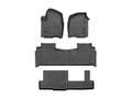 Picture of WeatherTech FloorLiners - Front, 2nd & 3rd Row - Black