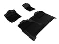 Picture of Kagu All-Weather Perfect Fit Floor Liner - 3 Piece - 2 Piece Front Row - 1 Piece 2nd Row - Crew Cab