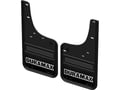 Picture of Truck Hardware Gatorback Black Wrap Duramax Mud Flaps - Front - Requires FC002F Caps
