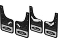 Picture of Truck Hardware Gatorback Black Ford Oval Mud Flaps - Set