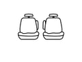 Picture of Covercraft Endura PrecisionFit Custom Second Row Seat Covers - Tan/Tan