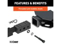 Picture of Curt Hitch-Mounted Bike Rack - 2 Bike - 1-1/4