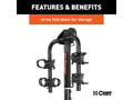 Picture of Curt Hitch-Mounted Bike Rack - 2 Bike - 1-1/4