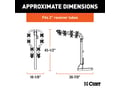 Picture of Curt Premium Trailer Hitch Bike Rack Mount - Fits 2
