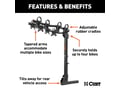 Picture of Curt Premium Trailer Hitch Bike Rack Mount - Fits 2