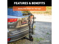 Picture of Curt Premium Trailer Hitch Bike Rack Mount - Fits 2