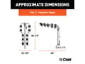 Picture of Curt Premium Trailer Hitch Bike Rack Mount - Fits 2