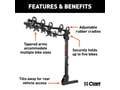 Picture of Curt Premium Trailer Hitch Bike Rack Mount - Fits 2