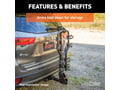 Picture of Curt Premium Trailer Hitch Bike Rack Mount - Fits 2