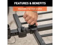Picture of Curt Secure Locking Tray-Style Trailer Hitch Bike Rack Mount, Fits 1 1/4