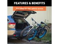 Picture of Curt Secure Locking Tray-Style Trailer Hitch Bike Rack Mount, Fits 1 1/4
