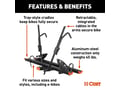 Picture of Curt Aluminum Tray-Style Bike Rack