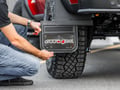 Picture of Truck Hardware Gatorback Black Wrapped AT4X Mud Flaps - Set - Fits AT4X AEV Edition Only