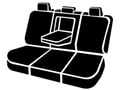 Picture of Fia LeatherLite Custom Seat Cover - Second Row - 40/20/40 Split Bench - Red/Black - w/Adjustable Headrests & Armrest w/Cup Holder - Fold Flat Backrest