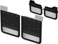 Picture of Truck Hardware Gatorback Stainless Plate Dually Mud Flaps & Caps - Fits With Rear Felt Liners - Set