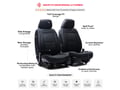 Picture of SCS Front Luxury Seat Covers - Black