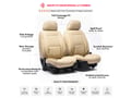 Picture of SCS Front Luxury Seat Covers - Beige