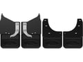 Picture of Truck Hardware Gatorback Black Anodized Ford Logo Plate Mud Flaps - Set