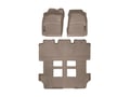 Picture of WeatherTech FloorLiners - Front 1 Piece, 2nd & 3rd Row - Tan