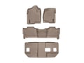 Picture of WeatherTech FloorLiners - Front, 2nd & 3rd Row - Tan