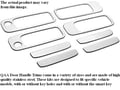 Picture of QAA Stainless Steel Door Handle Accent 12Pc Fits 2002-2004 Infiniti I35 DH22045