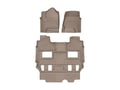 Picture of WeatherTech FloorLiner HP - Complete Set (1st Row, Two Piece - 2nd & 3rd Row) - Tan