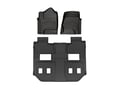 Picture of WeatherTech FloorLiners HP - 1st Row, Two Piece - 2nd & 3rd Row - Black
