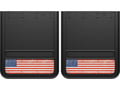 Picture of Truck Hardware Gatorback Distressed American Flag Dually Mud Flaps - Set - With OEM Flares