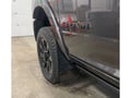 Picture of Truck Hardware Gatorback Black Distressed American Flag Mud Flaps - Front - Without OEM Flares
