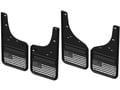 Picture of Truck Hardware Gatorback Black Distressed American Flag Mud Flaps - Set - Requires FC002K Caps