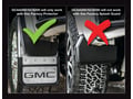 Picture of Truck Hardware Gatorback Black Distressed American Flag Mud Flaps - Set
